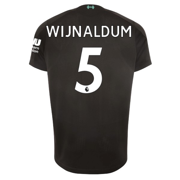 Camiseta Liverpool NO.5 Wijnaldum Tercera equipación 2019-2020 Negro